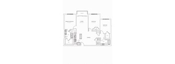 C2 Floor Plan at AVE Tampa Riverwalk, Florida, 33602