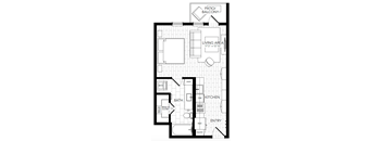 E1 Floor Plan at AVE Paradise Valley, Phoenix Arizona