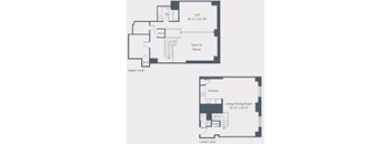 Floor Plan PH 105 at The Franklin Residences, Philadelphia, 19107