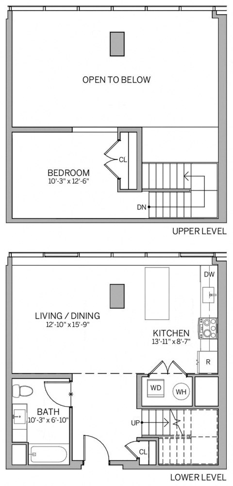 L2 Floor Plan at AVE Hamilton Green - 25 Cottage Apartments, New York