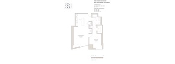 Floorplan for a Sunset Boulevard apartment.