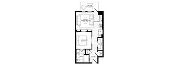 A1 Floorplan at AVE Paradise Valley, Phoenix, AZ 85032