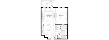 PV A23 Floor Plan at AVE Paradise Valley, Phoenix, AZ 85032
