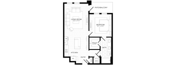 PVA20 Floor Plan at AVE Paradise Valley, Phoenix, AZ 85032