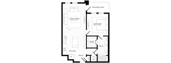 PVA21 Floor Plan at AVE Paradise Valley, Phoenix, AZ