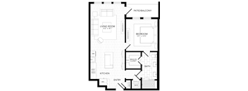 PVA22 Floor Plan at AVE Paradise Valley, Phoenix, 85032