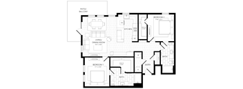 PVB16 Floor Plan at AVE Paradise Valley, Phoenix, AZ 85032