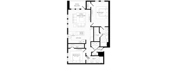 PVB23 Floor Plan at AVE Paradise Valley, Phoenix, AZ, 85032
