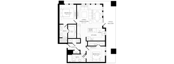 PVB27 Floor Plan at AVE Paradise Valley, Phoenix, AZ