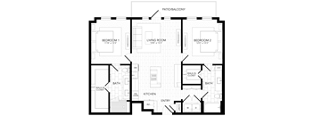 PVB8 Floor Plan at AVE Paradise Valley, Phoenix Arizona