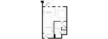 PVE5 Floor Plan at AVE Paradise Valley, Phoenix