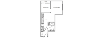 A7 Floor Plan at AVE Santa Clara, California, 95054