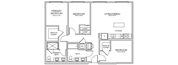 C3 Floor Plan at AVE Santa Clara, California, 95054