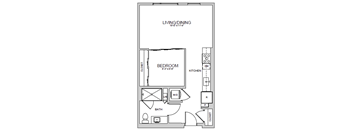 A5 Floor Plan at AVE Santa Clara, Santa Clara, CA 95054 