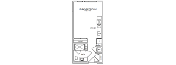 E2 Floor Plan at AVE Santa Clara, Santa Clara