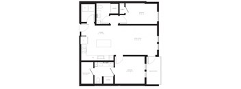 B14 Floor Plan at AVE Phoenix Terra, Phoenix, 85003