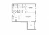 1 Bedroom - a21d Floor Plan 1 Bedroom - a21d Floor Plan at AVE Blue Bell, Blue Bell, PA