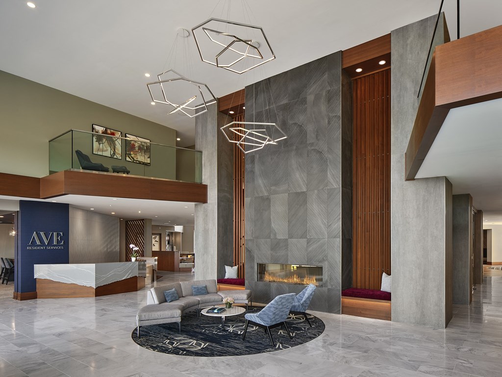 Lobby Area at AVE Blue Bell, Blue Bell, Pennsylvania