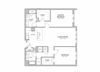 2 Bedroom - b14 Floor Plan 2 Bedroom - b14 Floor Plan at AVE Blue Bell, Pennsylvania, 19422