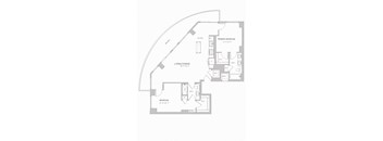 B15 Floor Plan at AVE Tampa Riverwalk, Tampa, FL, 33602