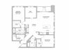 2 Bedroom - b22d Floor Plan 2 Bedroom - b22d Floor Plan at AVE Blue Bell, Blue Bell, Pennsylvania
