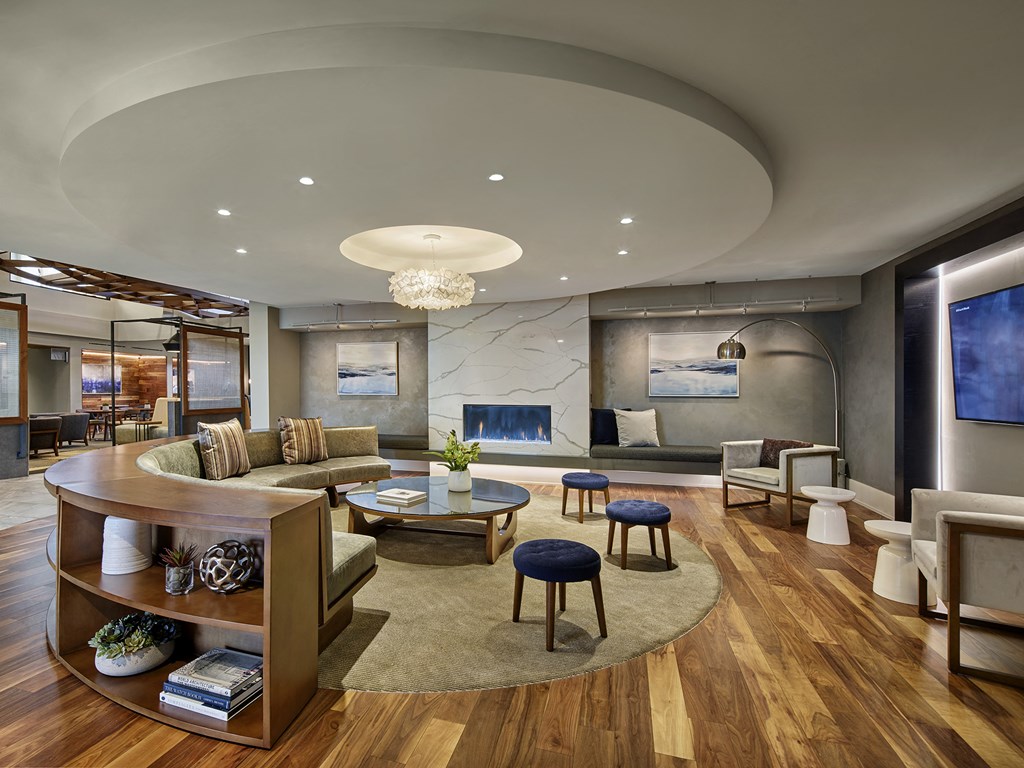 Resident Lounge with Media at AVE King of Prussia, King of Prussia