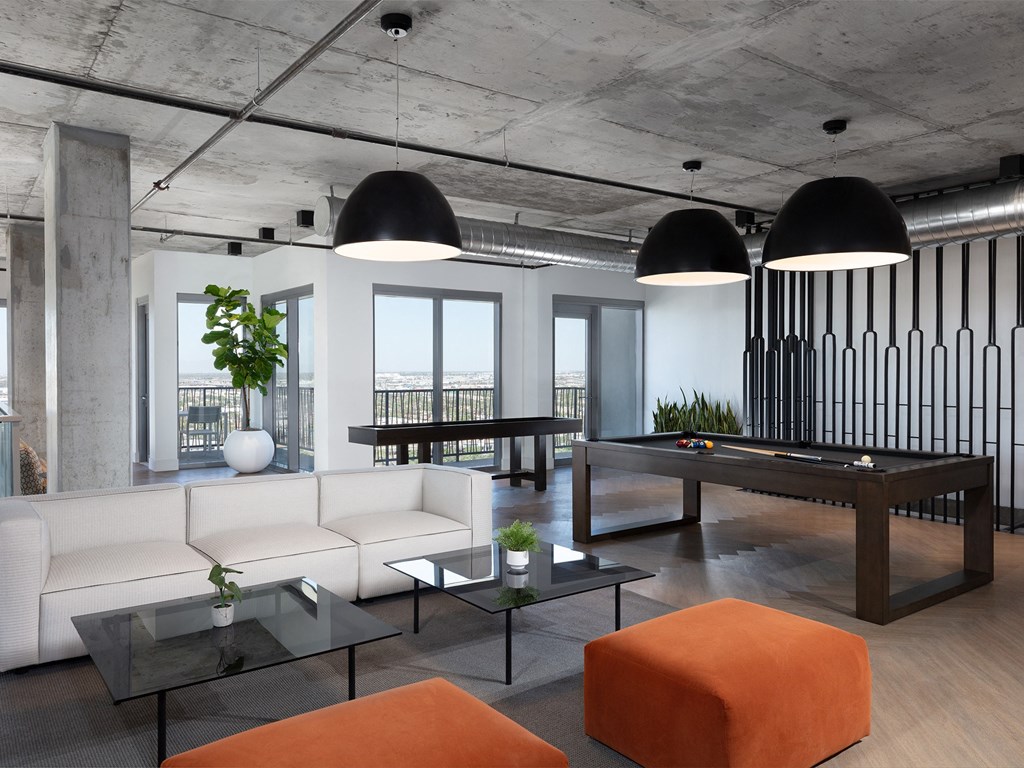 Lounge Area With pool table at AVE Phoenix Sky, Phoenix, AZ