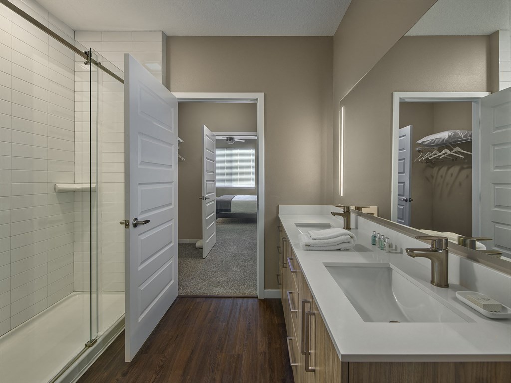 Bathroom With Bathtub at AVE Tampa Riverwalk, Tampa