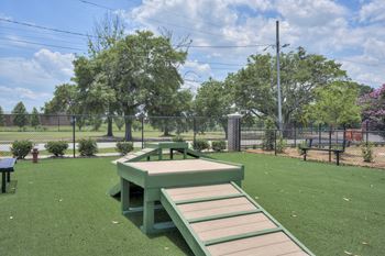 Ramp in dog park at The Augustan, Georgia