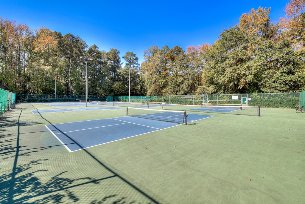 Two Tennis Courts at Forest Hills Racquet Club, Georgia, 30909