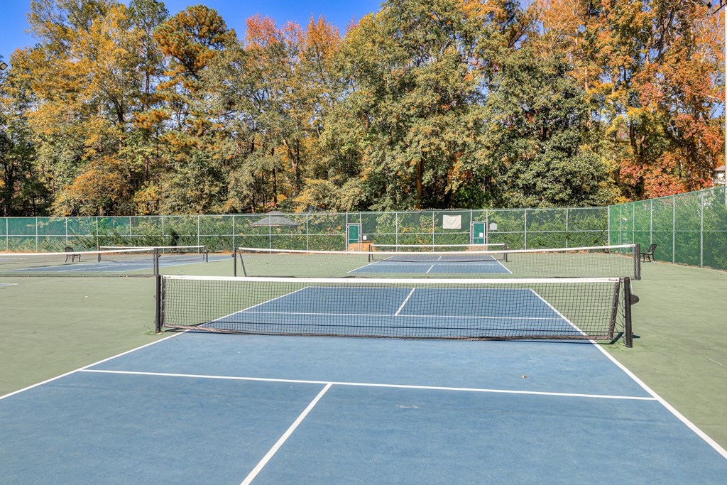 Tennis Court at Forest Hills Racquet Club, Augusta, Georgia
