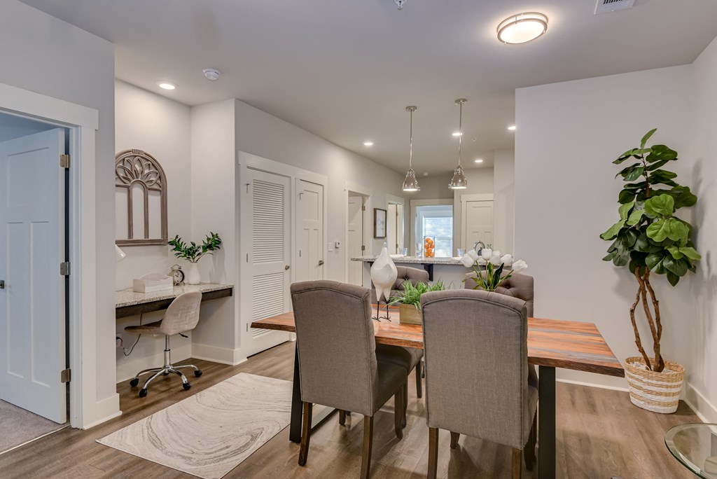 Dining area  outside of kitchen