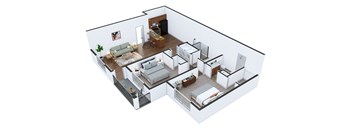 Two Bed, Two Bath Apartment