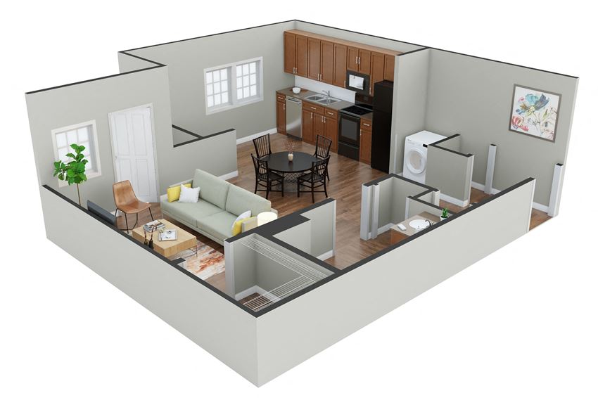 Grand studio floor plan Grand studio floor plan at MacArthur Park, Augusta, GA - Photo Gallery