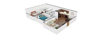 Two Bed Floor Plan