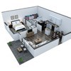 2 Bed 1 bath Floorplan at Sanctuary Apartments and Townhomes, Augusta, GA