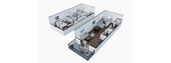 2 bed 2 bath B at Sanctuary Apartments & Townhomes, Augusta, GA, 30909