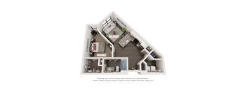 1 bed 1 bath at The Augustan, Georgia