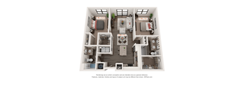 2 bed 2 bath A at The Augustan, Augusta