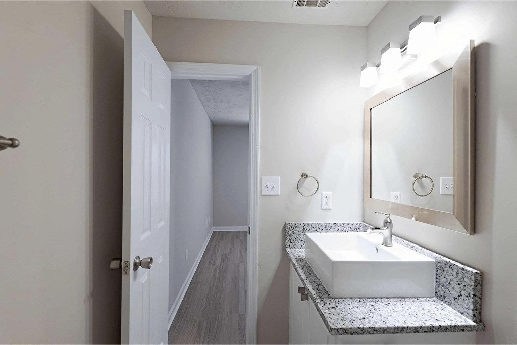 Sink in upgraded apartment