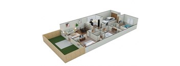 Vista Townhouse with Study