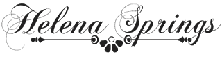 The image displays the text "Helena Springs" in an elegant, cursive font.
