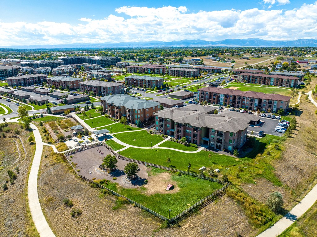 Drone View Of Community at Arbour Commons, Westminster