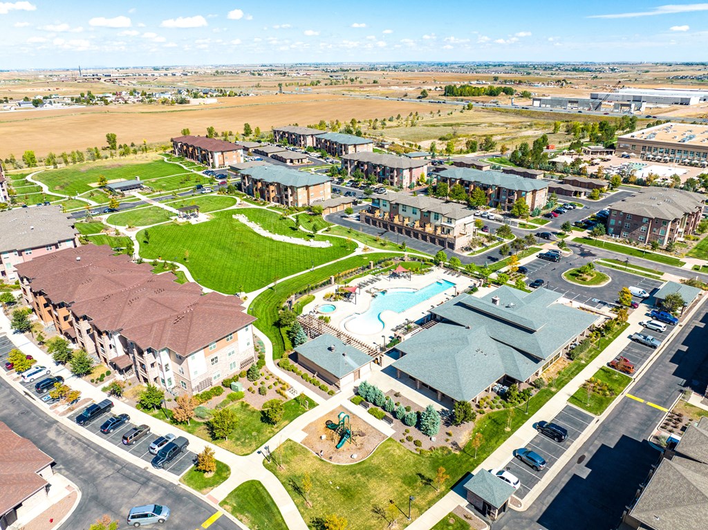 Drone View at Arbour Commons, Westminster, Colorado