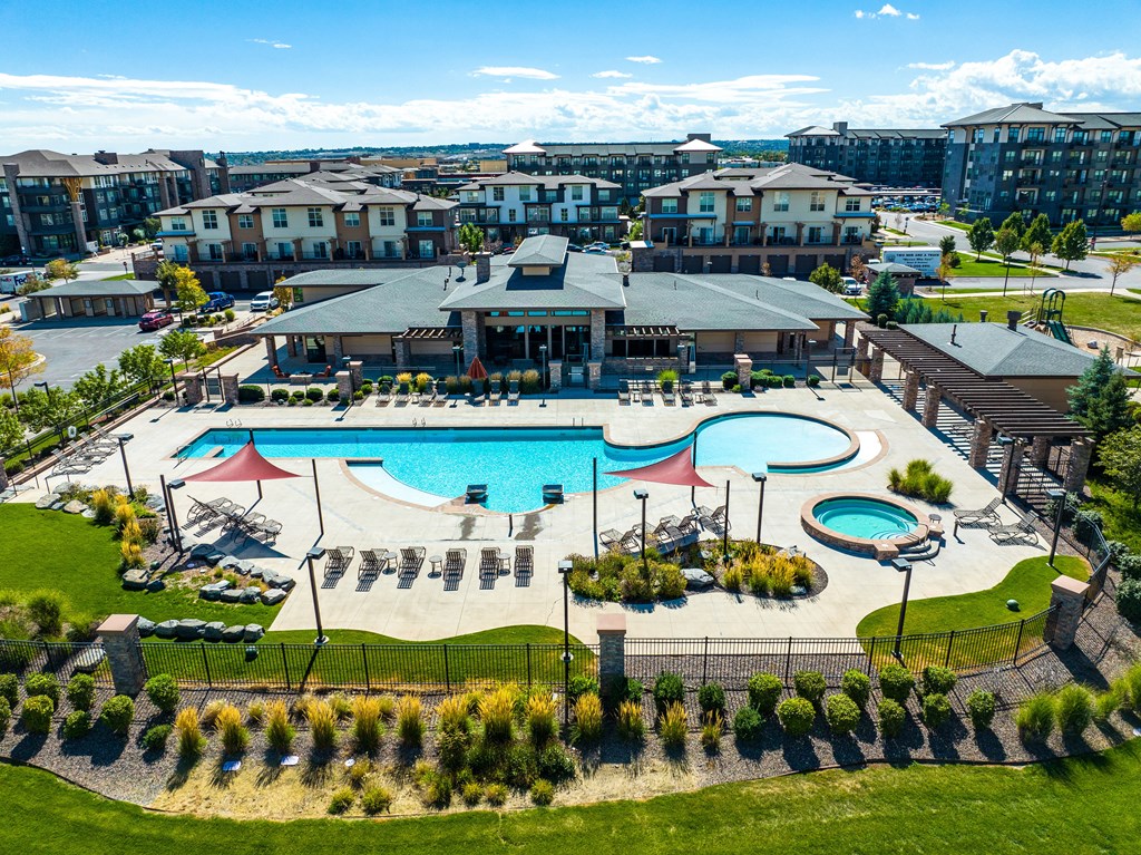 Aerial View Of Community at Arbour Commons, Colorado
