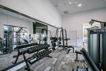 State Of The Art Fitness Facility at Cue Luxury Apartments, Cypress