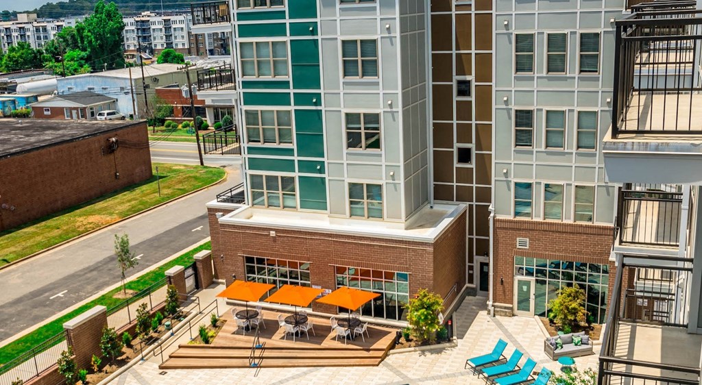 Aerial View at The Collective NoDa, Charlotte, NC, 28205