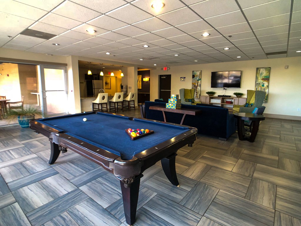 Billiards Table at The Maywood, Oklahoma City, 73104