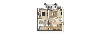 Lodi Floor Plan at Arbour Commons, Westminster, CO, 80023