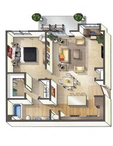 Lodi Floor Plan at Arbour Commons, Westminster, CO, 80023